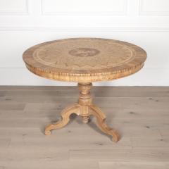 19th Century Italian Bleached Marquetry Gueridon - 3563654