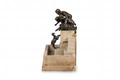 19th Century Italian Bronze and Marble Fountain - 4201412
