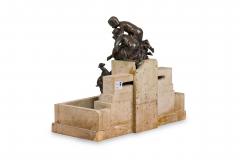 19th Century Italian Bronze and Marble Fountain - 4201413