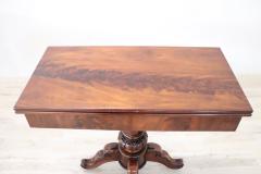 19th Century Italian Carved Mahogany Wood Antique Game Table - 2251302