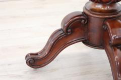 19th Century Italian Carved Mahogany Wood Antique Game Table - 2251304