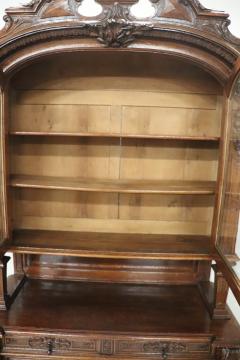 19th Century Italian Carved Oak Wood Majestic Antique Sideboard 1850s - 2372444
