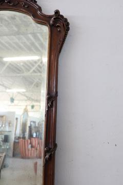 19th Century Italian Carved Walnut Antique Console Table with Mirror - 2246357