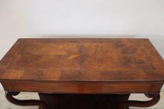 19th Century Italian Carved Walnut Charle X Antique Console Table - 2428758