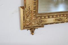 19th Century Italian Carved and Gilded Wood Antique Wall Mirror - 2520446