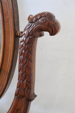 19th Century Italian Charles X Carved Walnut Vanity Table - 2227544