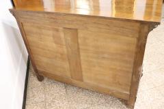 19th Century Italian Charles X Inlaid Walnut Antique Chest of Drawers Restored - 4194858