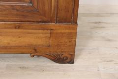 19th Century Italian Charles X Solid Walnut Antique Wardrobe or Armoire - 2999532