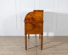 19th Century Italian Charles X Walnut Cylinder Desk - 4397088