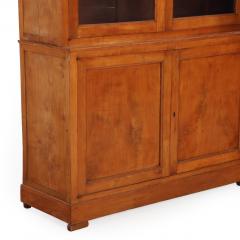 19th Century Italian Cherrywood Cabinet with Original Wavy Glass - 4740671