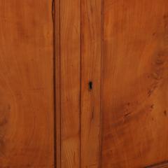 19th Century Italian Cherrywood Cabinet with Original Wavy Glass - 4740672