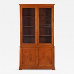 19th Century Italian Cherrywood Cabinet with Original Wavy Glass - 4740700