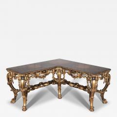 19th Century Italian Corner Console Table - 4095454