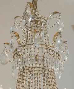 19th Century Italian Empire Crystal Chandelier - 778910