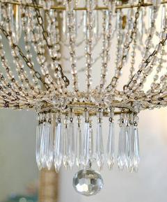 19th Century Italian Empire Crystal Chandelier - 778912