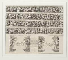 19th Century Italian Engraving of Roman Reliefs - 2984456