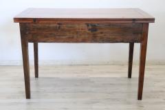 19th Century Italian Kitchen Table Poplar and Cherry Wood with Opening Top - 3186199
