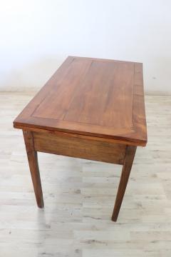 19th Century Italian Kitchen Table Poplar and Cherry Wood with Opening Top - 3186202