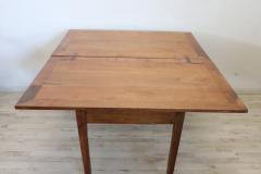 19th Century Italian Kitchen Table Poplar and Cherry Wood with Opening Top - 3186205