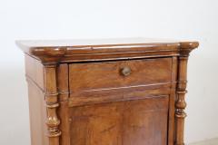 19th Century Italian Louis Philippe Antique Nightstand in Solid Walnut - 3582250
