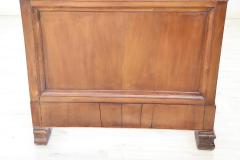 19th Century Italian Louis Philippe Antique Walnut Single Bed - 3080951