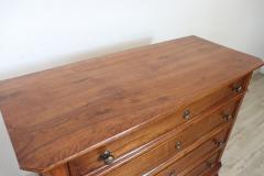 19th Century Italian Louis Philippe Walnut Antique Chest of Drawers or Dresser - 2550566