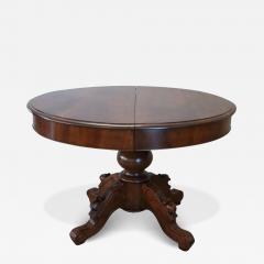 19th Century Italian Louis Philippe Walnut Oval Extendable Dining Table - 3047530