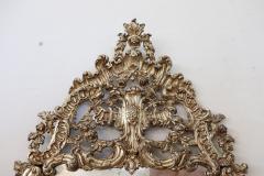 19th Century Italian Louis XV Style Carved Wood and Mecca Large Wall Mirror - 2205721