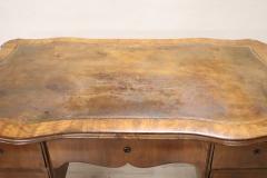 19th Century Italian Louis XV Style Walnut Large Writing Desk - 2305486