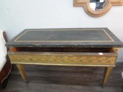 19th Century Italian Louis XVI Style Painted And Parcel Gilt Console Table - 3649958