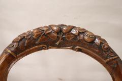 19th Century Italian Louis philippe Carved Walnut Set of Four Antique Chairs - 3968691