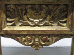 19th Century Italian Neoclassical Gilt Carved Marble Top Table - 1017432