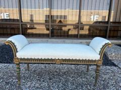 19th Century Italian Painted And Parcel Gilt Bench - 3667677