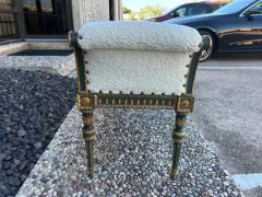 19th Century Italian Painted And Parcel Gilt Bench - 3667718