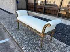 19th Century Italian Painted And Parcel Gilt Bench - 3667735