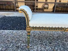 19th Century Italian Painted And Parcel Gilt Bench - 3667827