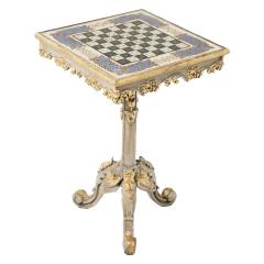 19th Century Italian Painted Gilt Game Table - 3020379