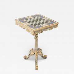 19th Century Italian Painted Gilt Game Table - 3021196