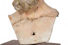 19th Century Italian Polychromed Terracotta Bust of a Saint - 4788180
