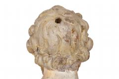 19th Century Italian Polychromed Terracotta Bust of a Saint - 4788184