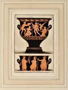 19th Century Italian Print of Ancient Greek Pottery - 3345969