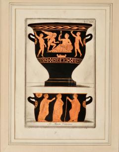19th Century Italian Print of Ancient Greek Pottery - 3345973