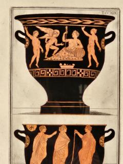 19th Century Italian Print of Ancient Greek Pottery - 3345974