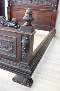 19th Century Italian Renaissance Style Carved Walnut Bedroom Set Five Pieces - 2230983