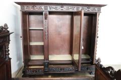 19th Century Italian Renaissance Style Carved Walnut Bedroom Set Five Pieces - 2230987