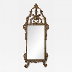 19th Century Italian Rococo Mecca Gilded Mirror Piedmont Italy - 4705139