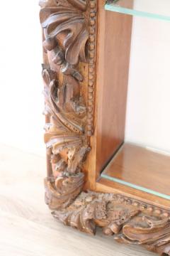 19th Century Italian Shelves with Antique Carved Walnut Frame - 2202349
