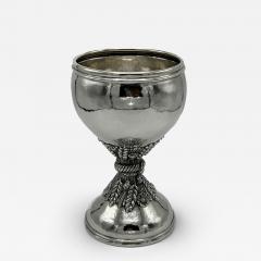 19th Century Italian Silver Vase with wheat decoration by Buccellati - 4447620