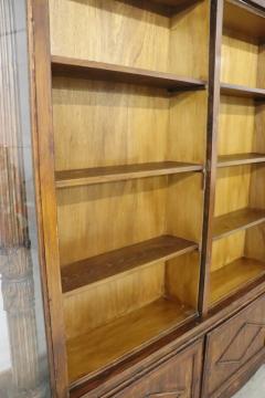 19th Century Italian Solid Fir Wood Large Bookcase - 2257413