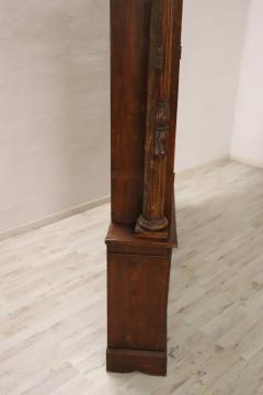 19th Century Italian Solid Fir Wood Large Bookcase - 2257414